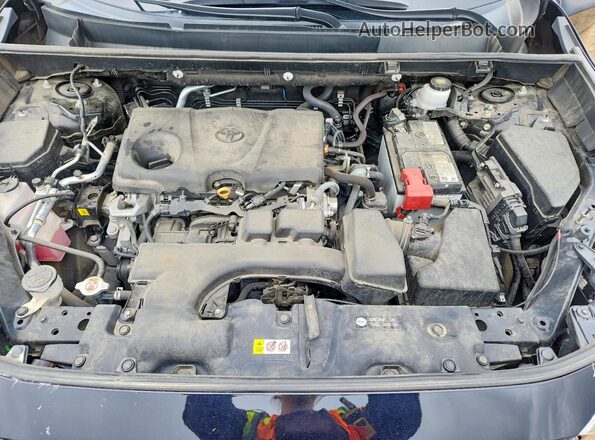 2T3R1RFV7NW250270 2022 TOYOTA RAV4 Black Widok komory silnika