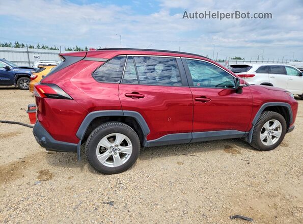 2T3R1RFV8KC035963 2019 TOYOTA RAV4 Maroon Tył prawy