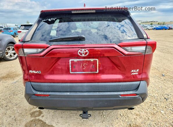 2T3R1RFV8KC035963 2019 TOYOTA RAV4 Maroon Widok z tyłu