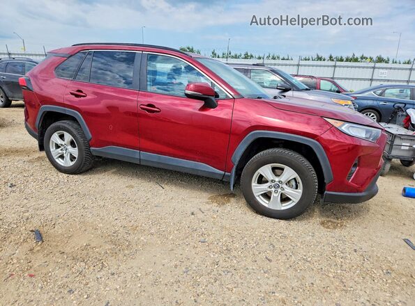 2T3R1RFV8KC035963 2019 TOYOTA RAV4 Maroon Przód prawy