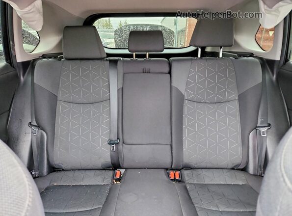 2T3R1RFV8NC320733 2022 TOYOTA RAV4 Black Vista de los asientos traseros