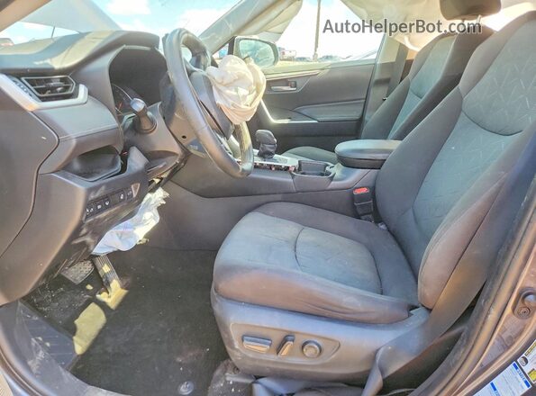 2T3R1RFVXKW073659 2019 TOYOTA RAV4 Gray წინა სალონის ხედი