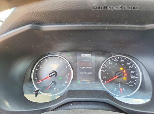 2T3R1RFVXKW073659 2019 TOYOTA RAV4 Gray ხელსაწყოთა პანელის ხედი