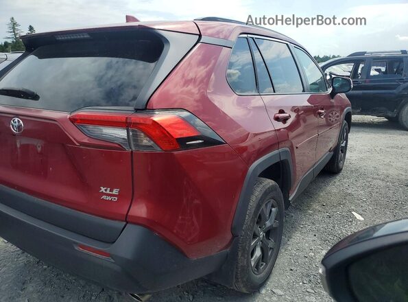 2T3R1RFVXLC104671 2020 TOYOTA RAV4 Burgundy Tył prawy