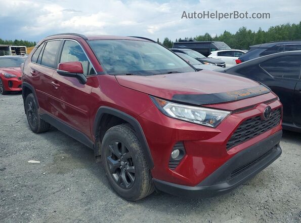 2T3R1RFVXLC104671 2020 TOYOTA RAV4 Burgundy Przód prawy