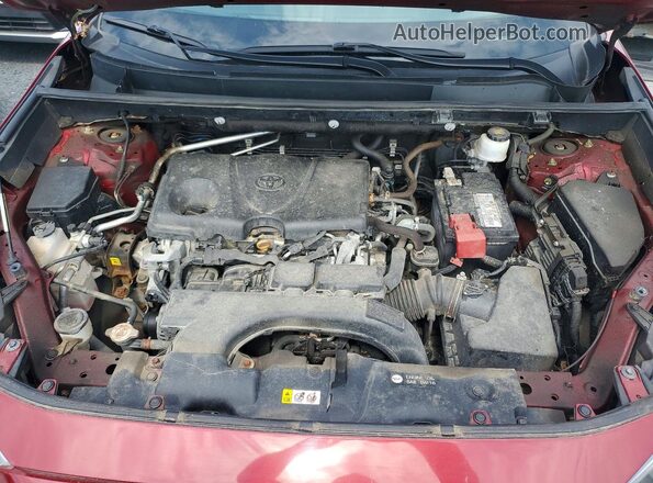 2T3R1RFVXLC104671 2020 TOYOTA RAV4 Burgundy Widok komory silnika