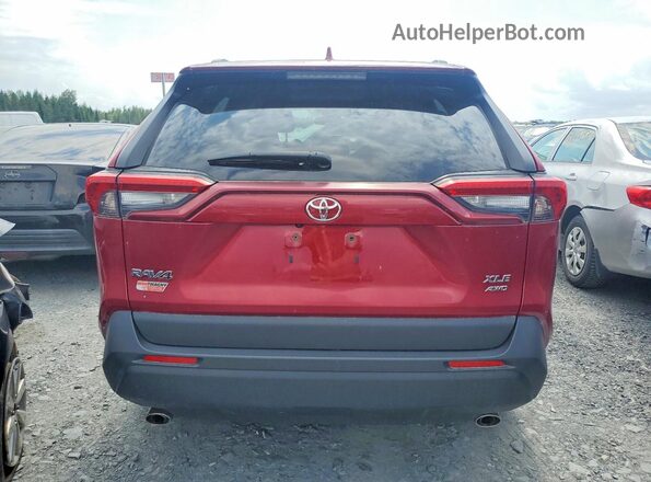 2T3R1RFVXLC104671 2020 TOYOTA RAV4 Burgundy Widok z tyłu