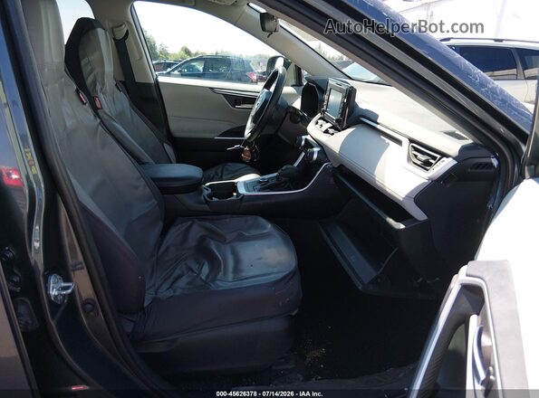 2T3R6RFV8MW004053 2021 TOYOTA RAV4 HYBRID Серый Вид салона спереди