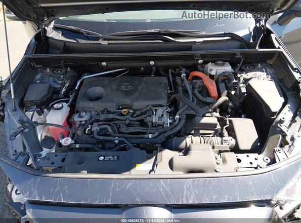 2T3R6RFV8MW004053 2021 TOYOTA RAV4 HYBRID Серый Вид сзади