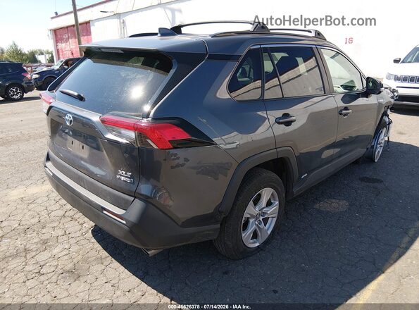 2T3R6RFV8MW004053 2021 TOYOTA RAV4 HYBRID Серый Задняя правая четверть