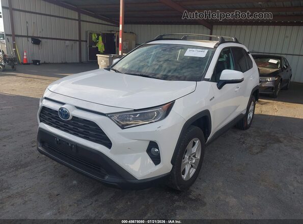 2T3R6RFV9MW016857 2021 TOYOTA RAV4 HYBRID White Front left