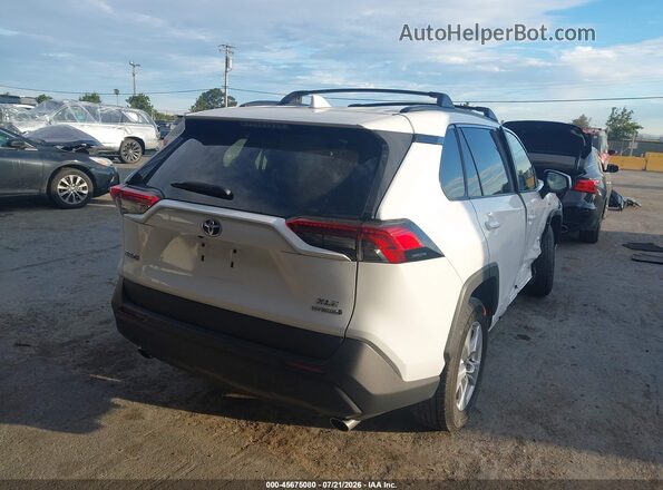 2T3R6RFV9MW016857 2021 TOYOTA RAV4 HYBRID White Rear right