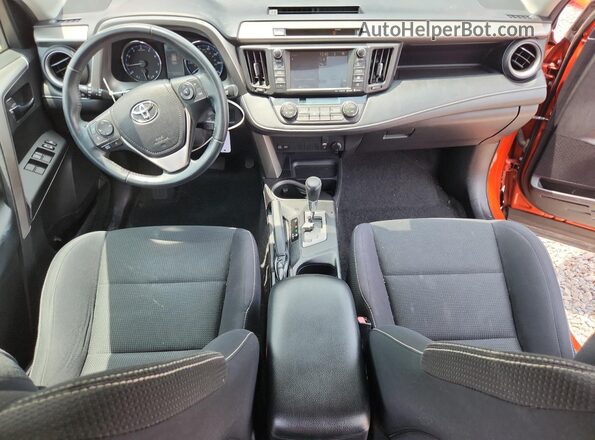 2T3RFREV0GW499208 2016 TOYOTA RAV4 Orange Widok deski rozdzielczej