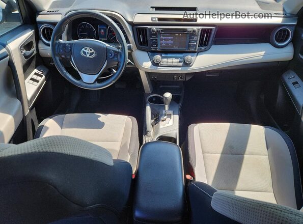 2T3RFREV1GW448929 2016 TOYOTA RAV4 Silver Вид панелі приладів