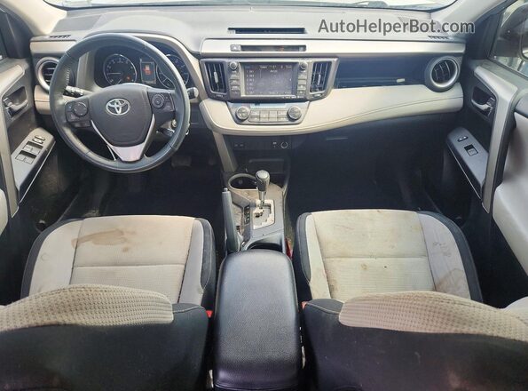 2T3RFREV1GW469523 2016 TOYOTA RAV4 Серебряный Вид панели приборов