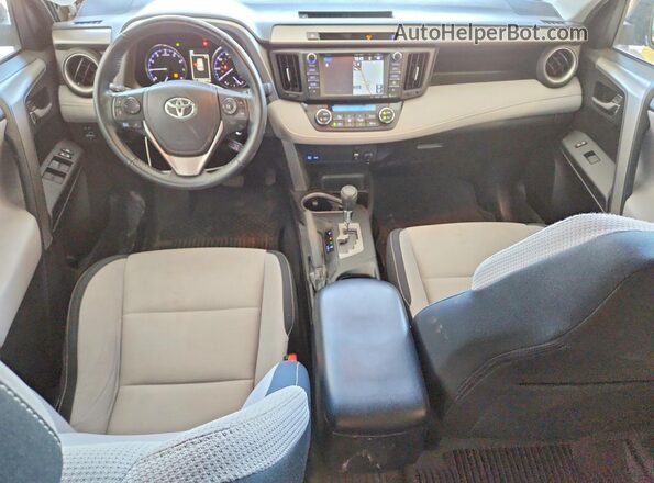 2T3RFREV1GW484720 2016 TOYOTA RAV4 Black Առջևի վահանակի տեսք