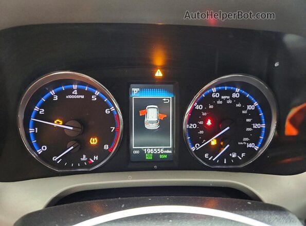 2T3RFREV1GW507400 2016 TOYOTA RAV4 Gray Instrument cluster view