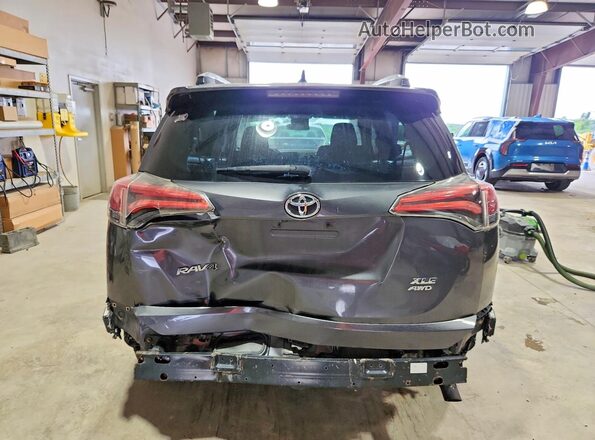 2T3RFREV1GW507400 2016 TOYOTA RAV4 Gray Rear view