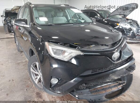 2T3RFREV1HW628283 2017 TOYOTA RAV4 Black Դիմացի տեսք