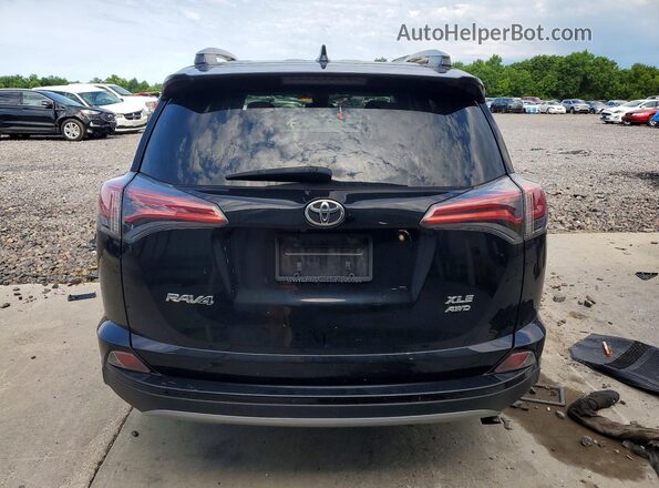 2T3RFREV1HW662286 2017 TOYOTA RAV Black უკანა ხედი