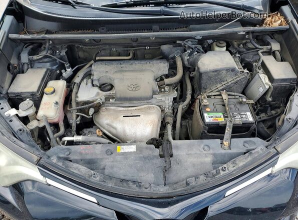 2T3RFREV1HW662286 2017 TOYOTA RAV Black უკანა სალონის ხედი