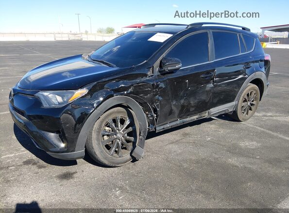 2T3RFREV1JW762040 2018 TOYOTA RAV4 Black Առջևի ձախ երեք քառորդ տեսարան