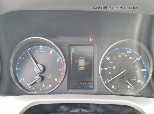 2T3RFREV1JW784894 2018 TOYOTA RAV4 Black Սարքավորումների վահանակի տեսք