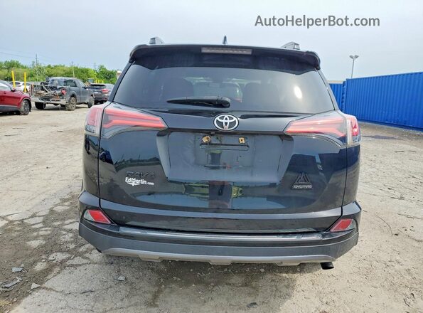 2T3RFREV1JW784894 2018 TOYOTA RAV4 Black Հետևի տեսք