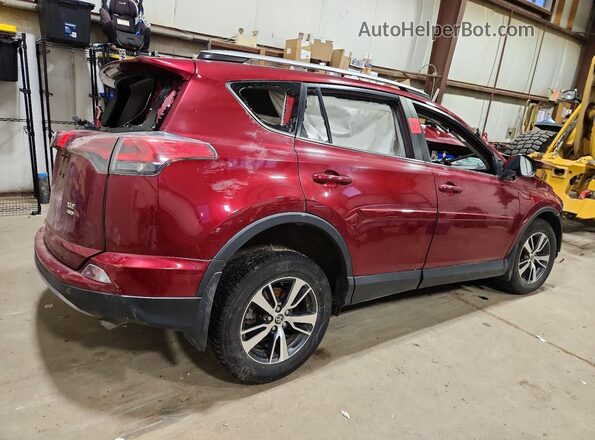 2T3RFREV1JW794132 2018 TOYOTA RAV4 Red Trasero derecho