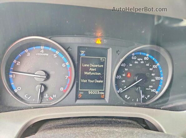 2T3RFREV1JW808675 2018 TOYOTA RAV4 Black Widok zestawu wskaźników