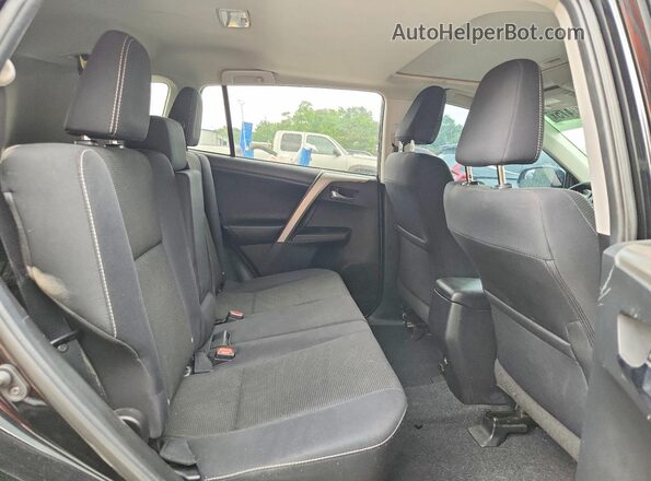 2T3RFREV1JW808675 2018 TOYOTA RAV4 Black Widok wnętrza z tyłu
