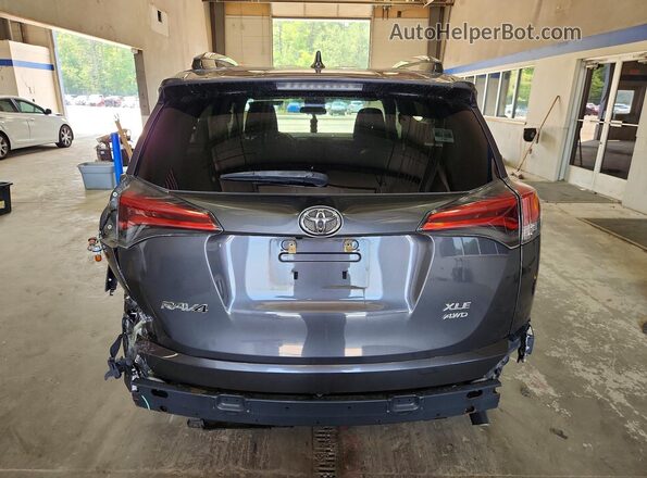 2T3RFREV1JW830045 2018 TOYOTA RAV4 Gray უკანა ხედი