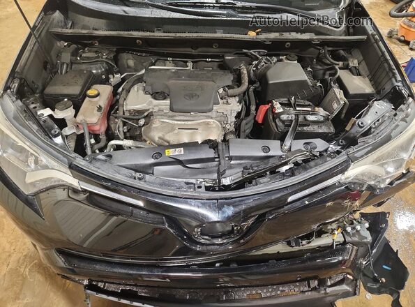 2T3RFREV1JW850697 2018 TOYOTA RAV4 Black Շարժիչի բաժամունքի տեսք