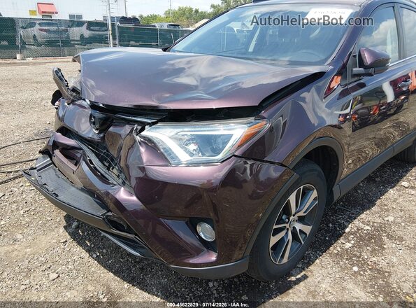2T3RFREV1JW851994 2018 TOYOTA RAV4 Burgundy 