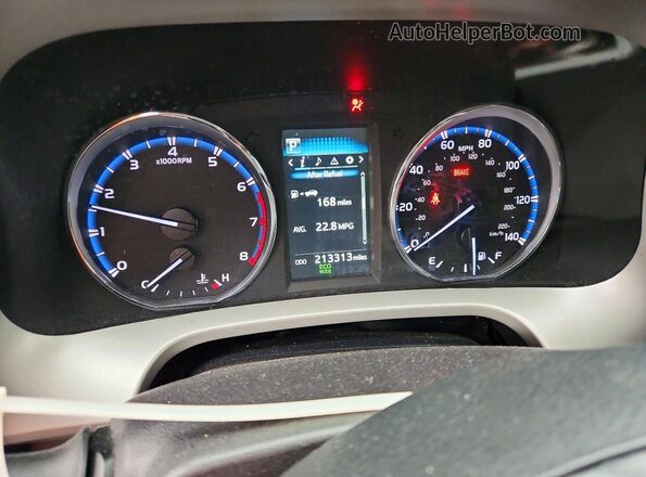 2T3RFREV2GW462323 2016 TOYOTA RAV4 Gray Вид щитка приладів