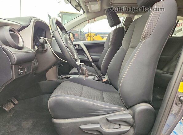 2T3RFREV2GW462323 2016 TOYOTA RAV4 Gray Вид салону спереду