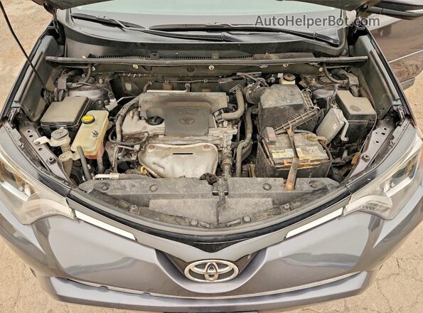 2T3RFREV2GW462323 2016 TOYOTA RAV4 Gray Вид підкапотного простору
