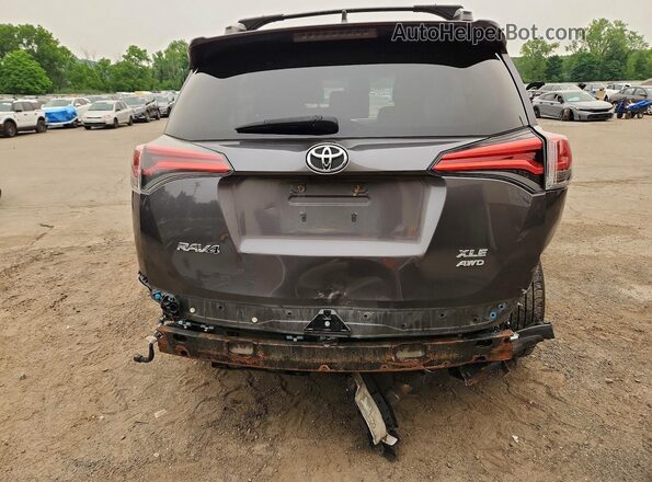 2T3RFREV2GW462323 2016 TOYOTA RAV4 Gray Вид ззаду
