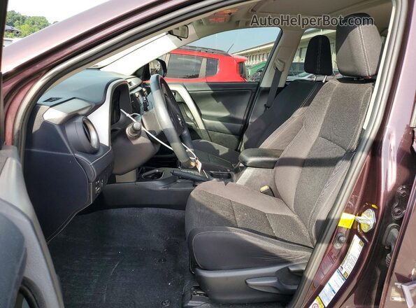 2T3RFREV2GW522052 2016 TOYOTA RAV4 Brown Front interior view