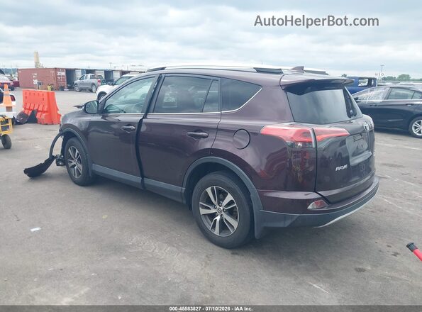 2T3RFREV2GW532600 2016 TOYOTA RAV4 Maroon Հետևի ձախ