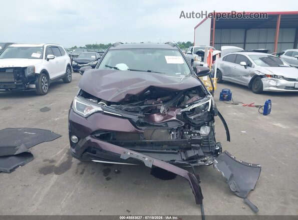 2T3RFREV2GW532600 2016 TOYOTA RAV4 Maroon Սարքավորումների վահանակի տեսք