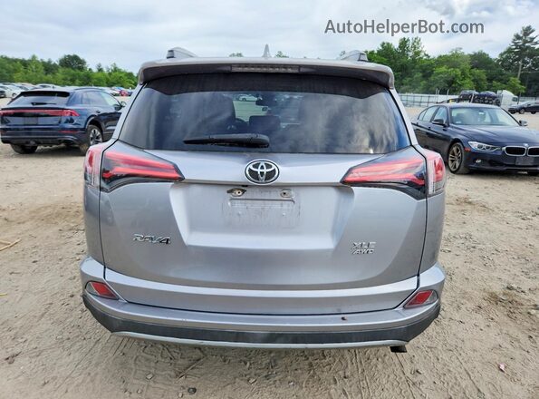 2T3RFREV2HW598503 2017 TOYOTA RAV4 Silver Вид ззаду