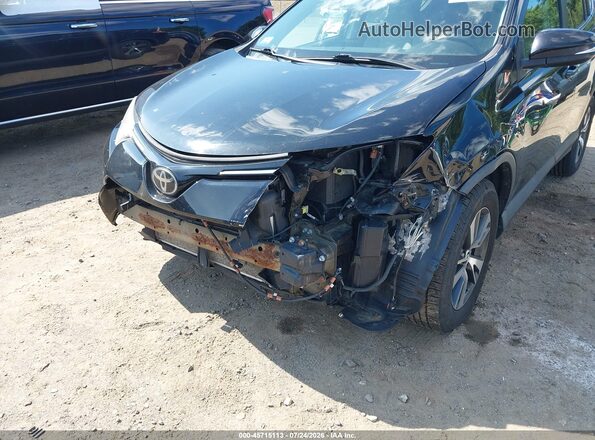 2T3RFREV2HW662541 2017 TOYOTA RAV4 Black წინა ხედი