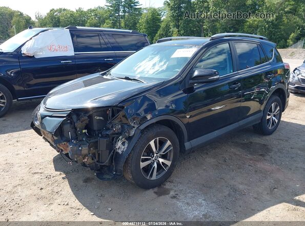 2T3RFREV2HW662541 2017 TOYOTA RAV4 Black წინა მარცხენა ხედი სამი მეოთხედიდან