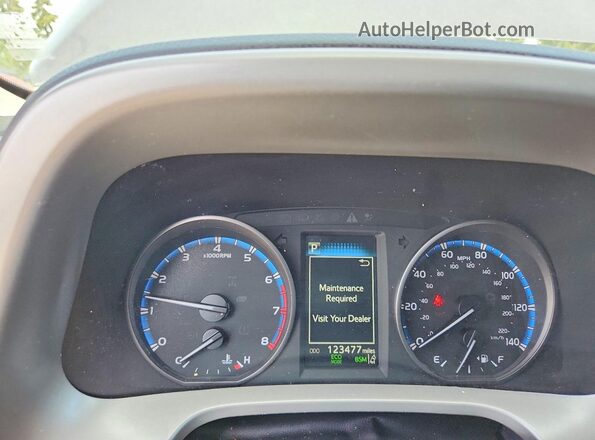 2T3RFREV2HW684166 2017 TOYOTA RAV4 Серый Вид щитка приборов