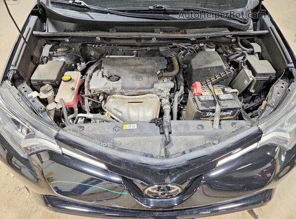 2T3RFREV2JW831270 2018 TOYOTA RAV4 Black Vista del compartimento del motor