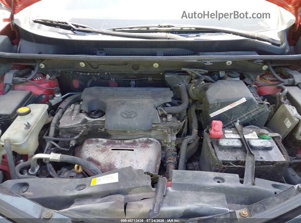 2T3RFREV3GW446485 2016 TOYOTA RAV4 Red Vista trasera