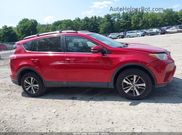 2T3RFREV3GW446485 2016 TOYOTA RAV4 Red Vista interior trasera