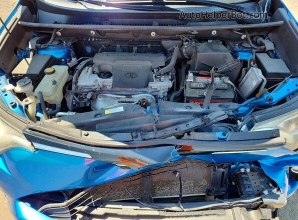 2T3RFREV3GW476666 2016 TOYOTA RAV4 Blue Вид підкапотного простору