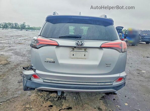2T3RFREV4HW596784 2017 TOYOTA RAV4 Silver Widok z tyłu